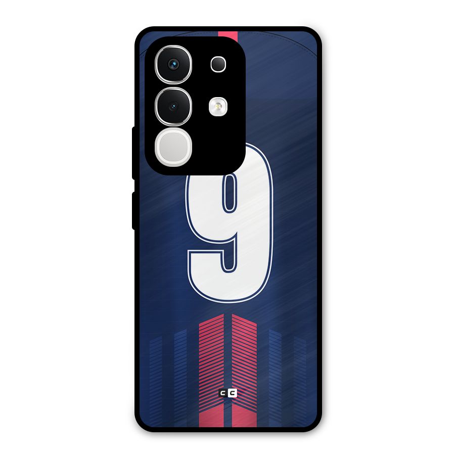 Jersy No 9 Metal Back Case for iQOO Z10x