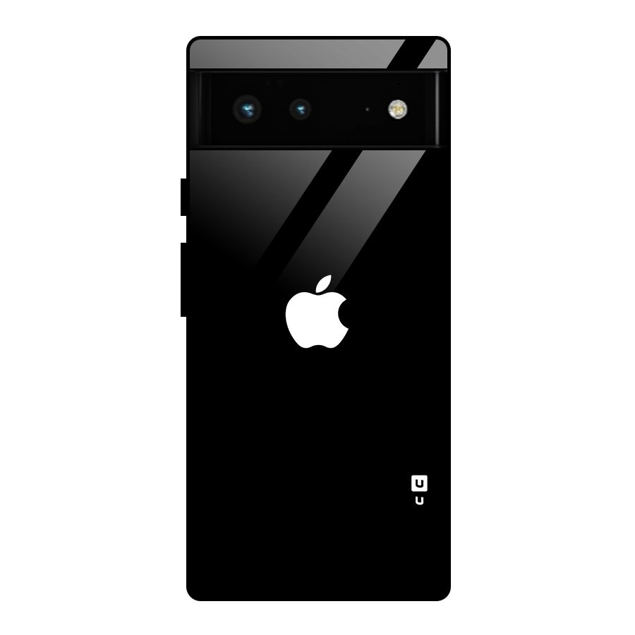 Jet Black Apple Special Glass Back Case for Google Pixel 6