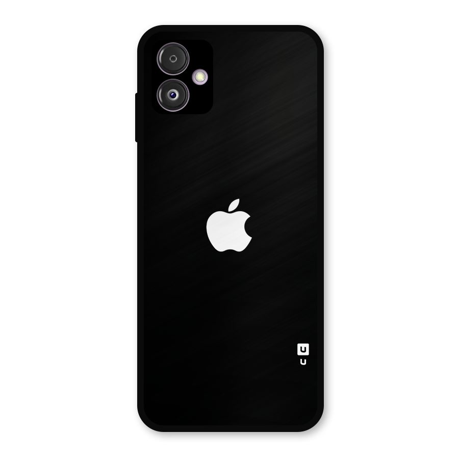 Jet Black Apple Special Metal Back Case for Galaxy F14