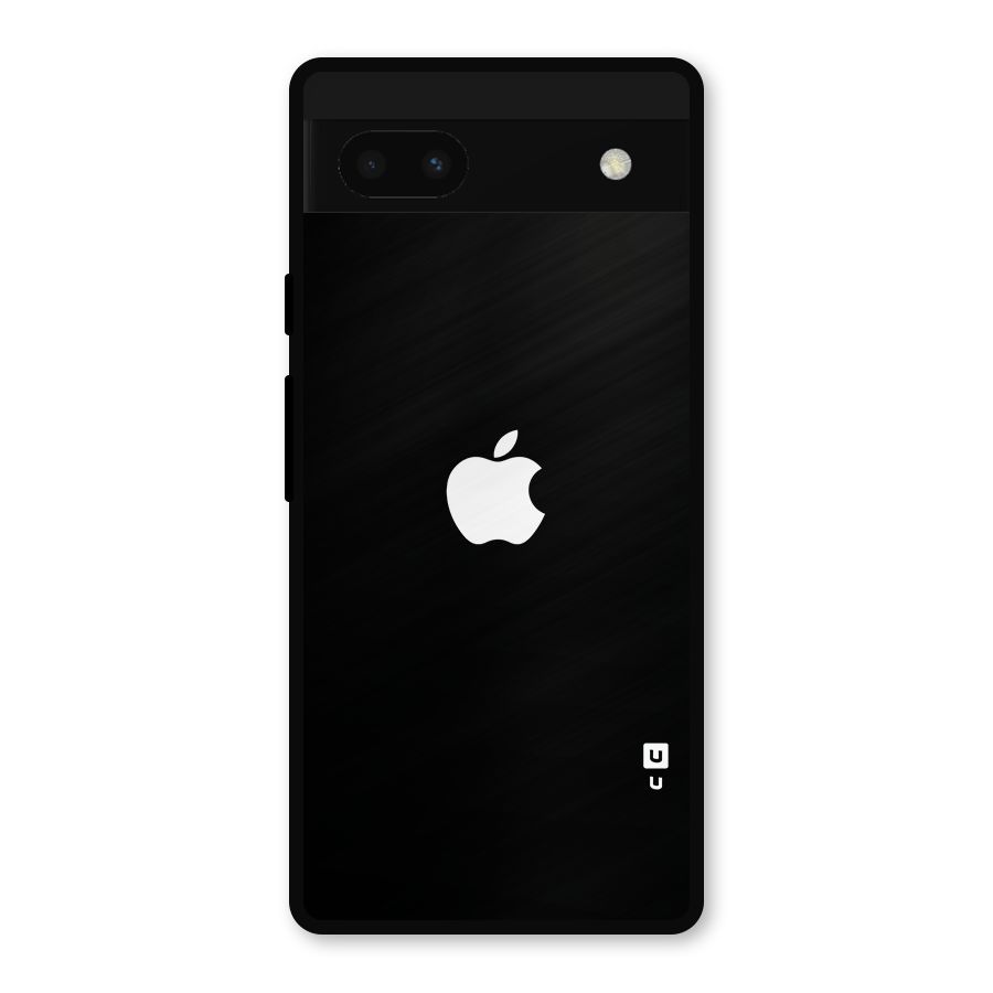 Jet Black Apple Special Metal Back Case for Google Pixel 6a