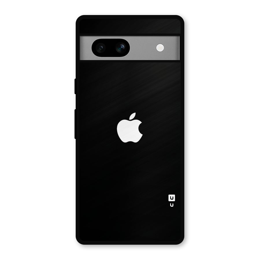 Jet Black Apple Special Metal Back Case for Google Pixel 7a