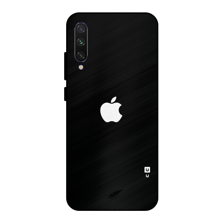 Jet Black Apple Special Metal Back Case for Mi A3