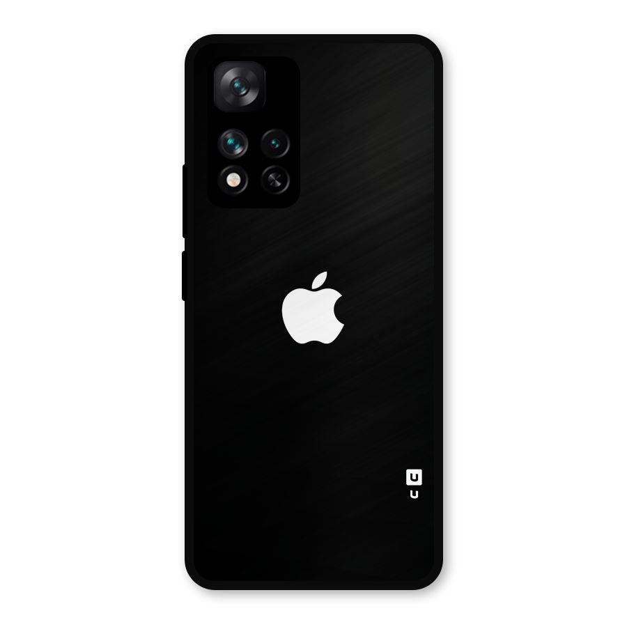 Jet Black Apple Special Metal Back Case for Xiaomi 11i 5G