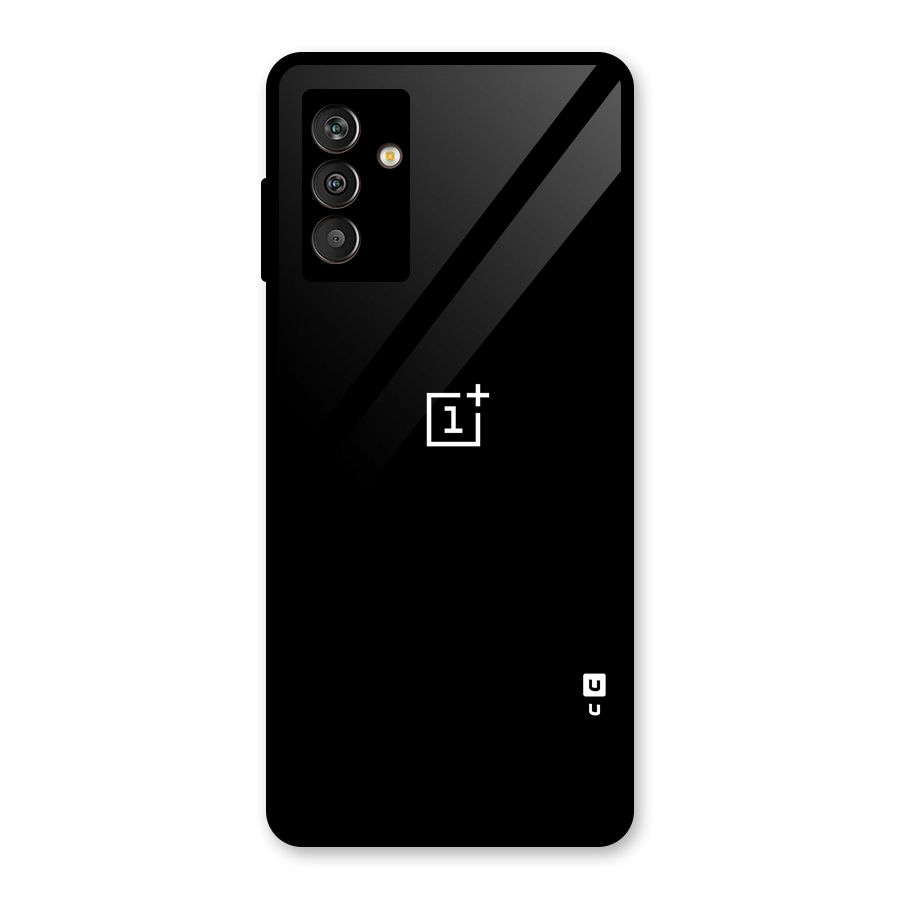 Jet Black OnePlus Special Glass Back Case for Galaxy M13