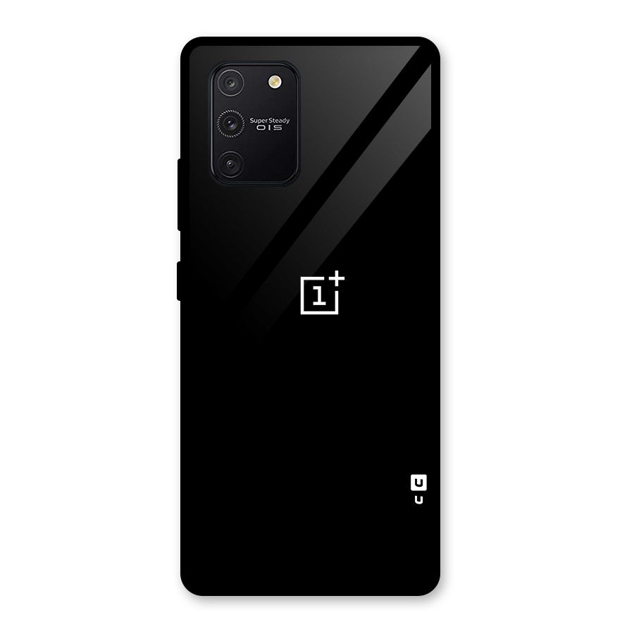 Jet Black OnePlus Special Glass Back Case for Galaxy S10 Lite