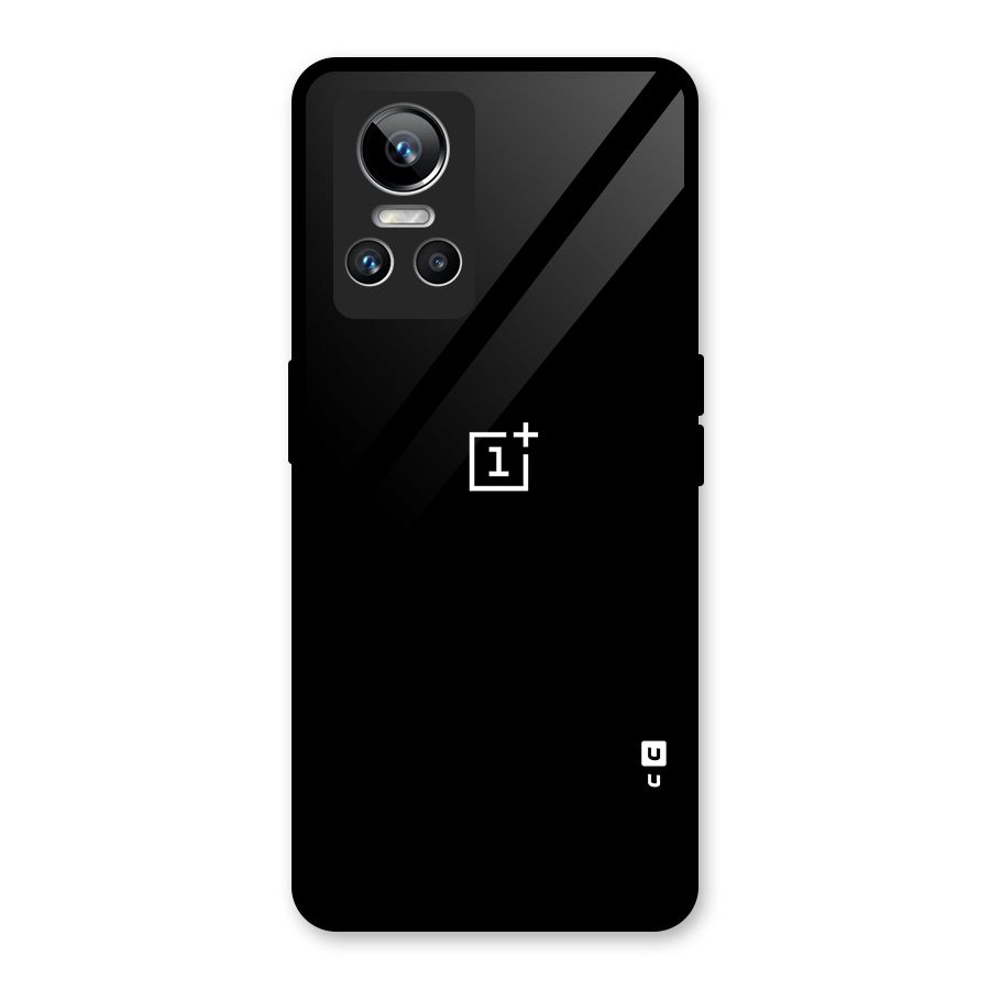 Jet Black OnePlus Special Glass Back Case for Realme GT Neo 3