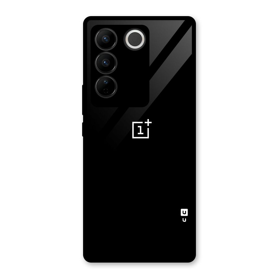 Jet Black OnePlus Special Glass Back Case for Vivo V27