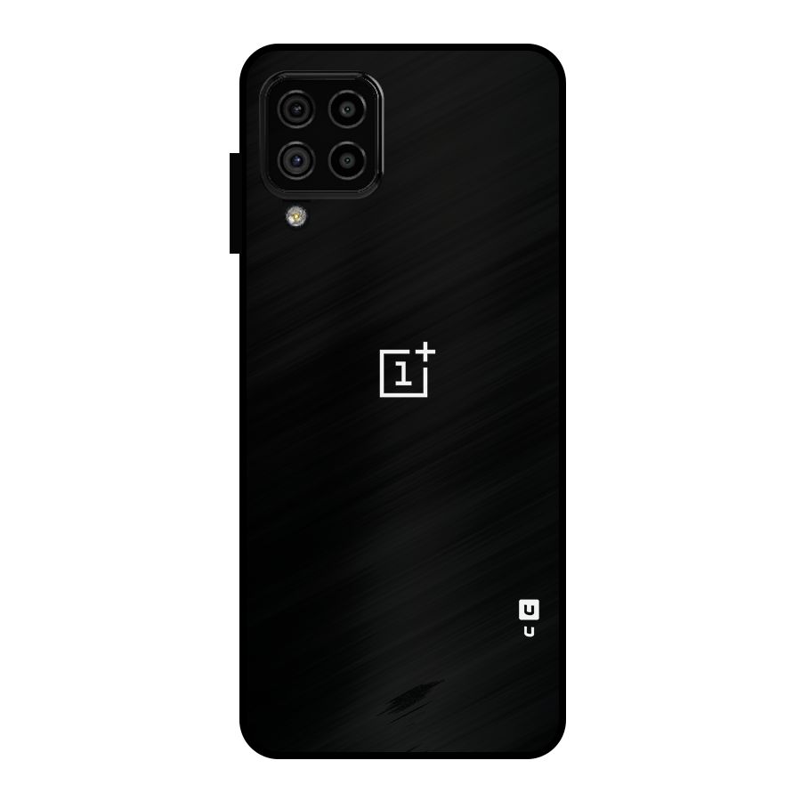 Jet Black OnePlus Special Metal Back Case for Galaxy A22 4G