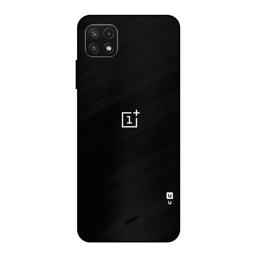 Jet Black OnePlus Special Metal Back Case for Galaxy A22 5G
