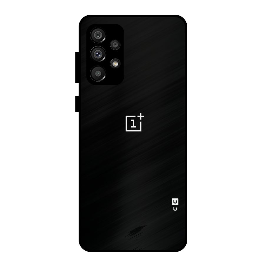 Jet Black OnePlus Special Metal Back Case for Galaxy A73 5G