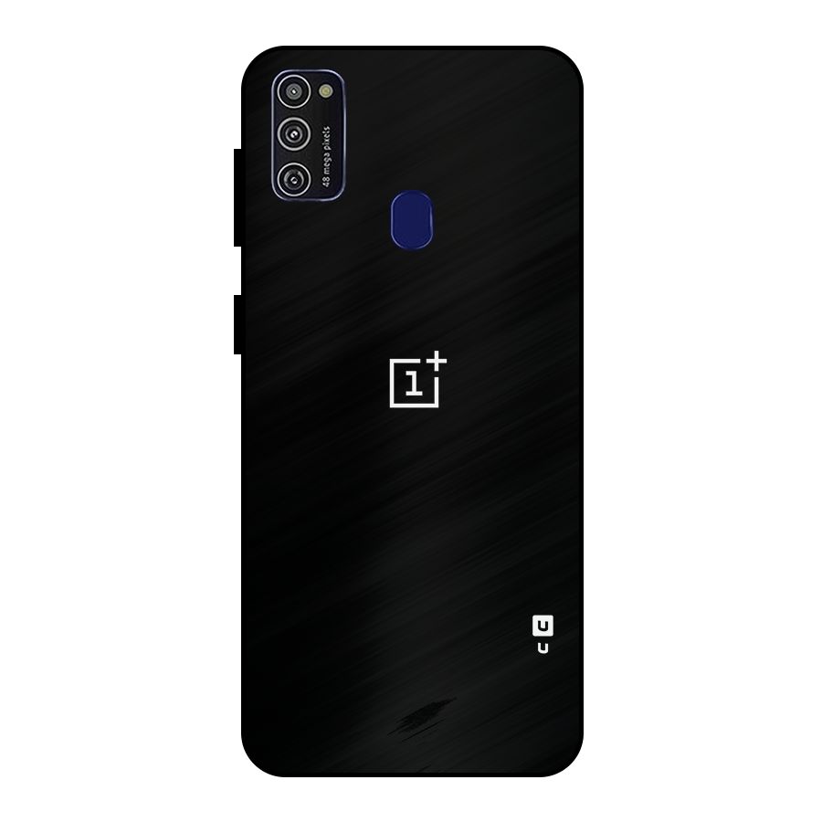 Jet Black OnePlus Special Metal Back Case for Galaxy M21