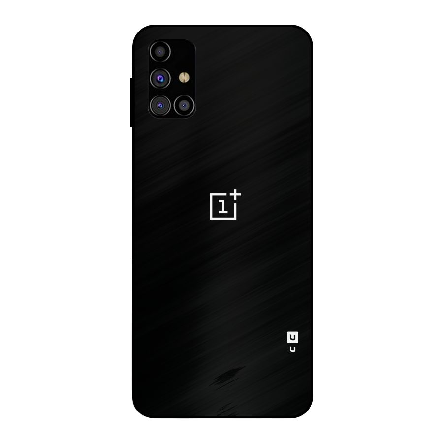 Jet Black OnePlus Special Metal Back Case for Galaxy M31s