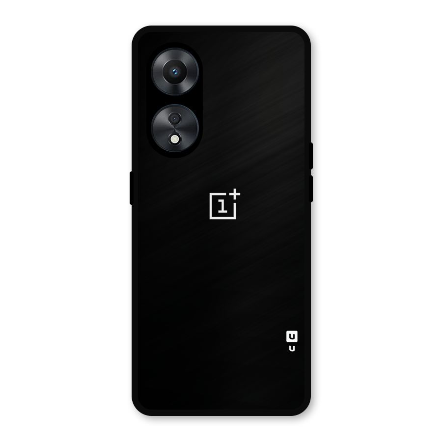Jet Black OnePlus Special Metal Back Case for Oppo A78