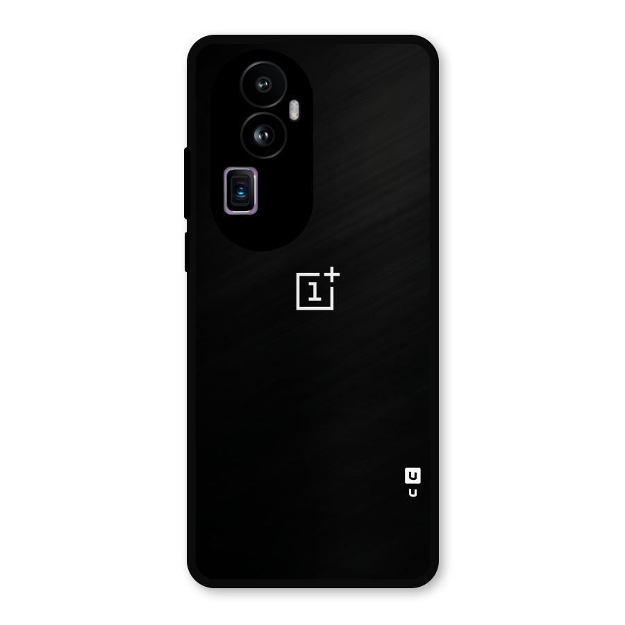 Jet Black OnePlus Special Metal Back Case for Oppo Reno10 Pro Plus