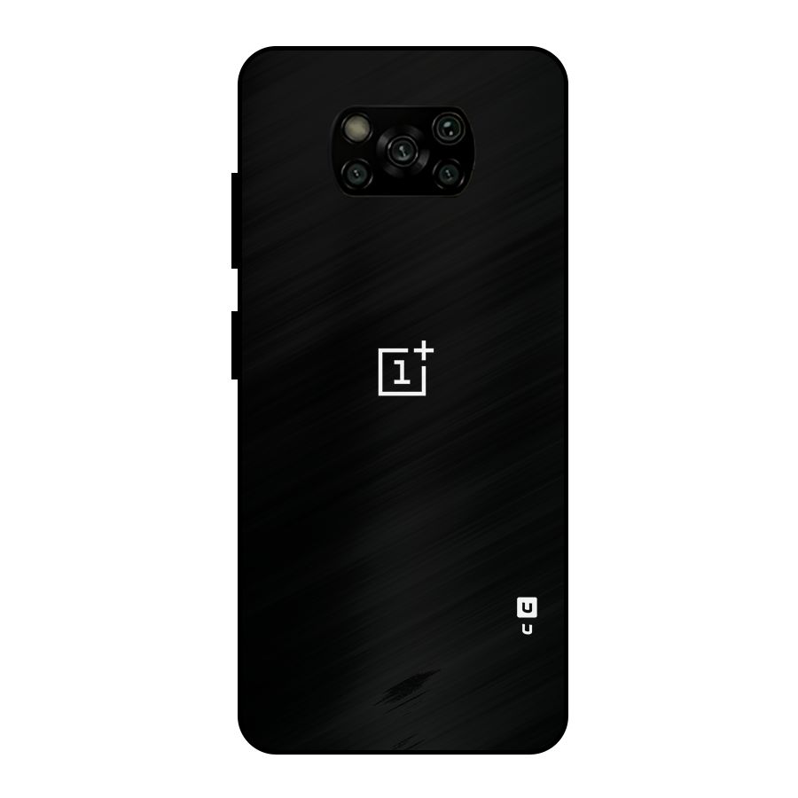 Jet Black OnePlus Special Metal Back Case for Poco X3
