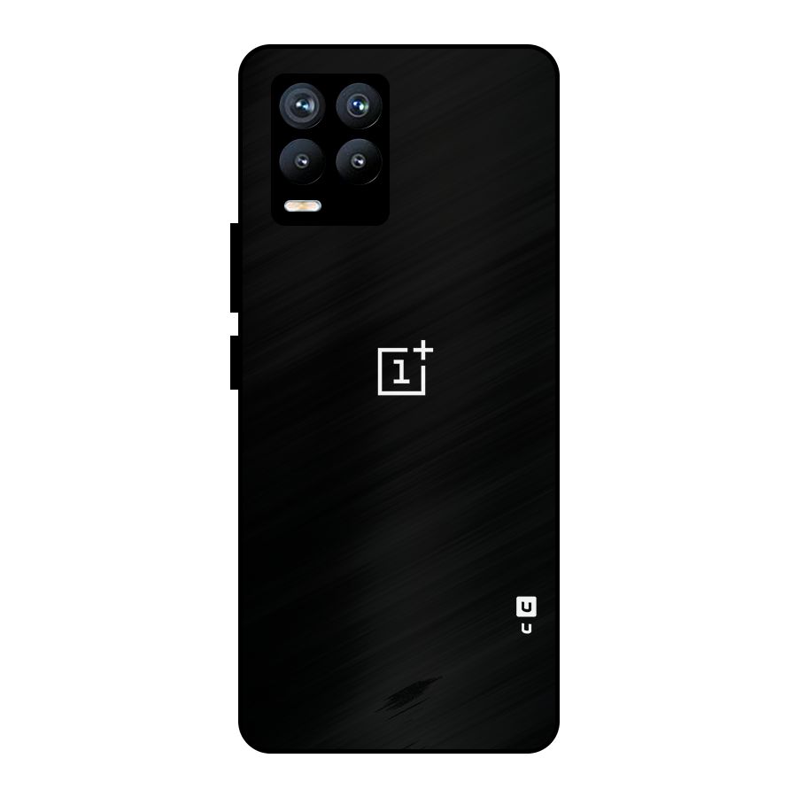 Jet Black OnePlus Special Metal Back Case for Realme 8 Pro