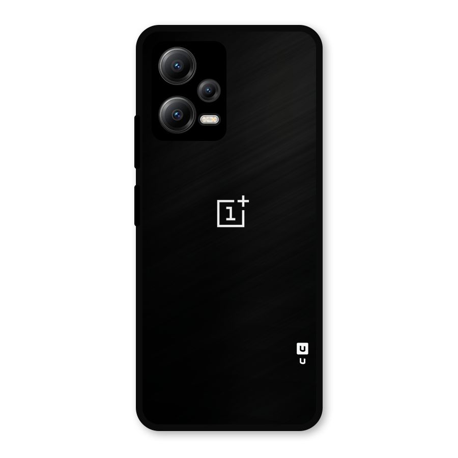 Jet Black OnePlus Special Metal Back Case for Redmi Note 12 5G