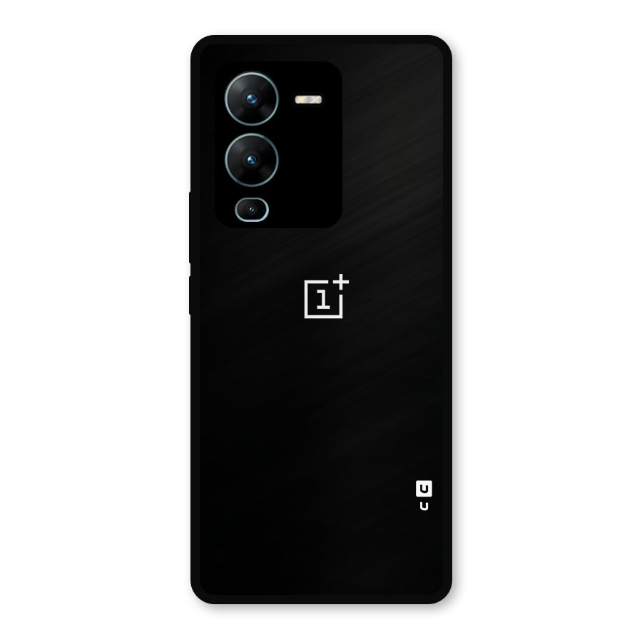 Jet Black OnePlus Special Metal Back Case for Vivo V25 Pro