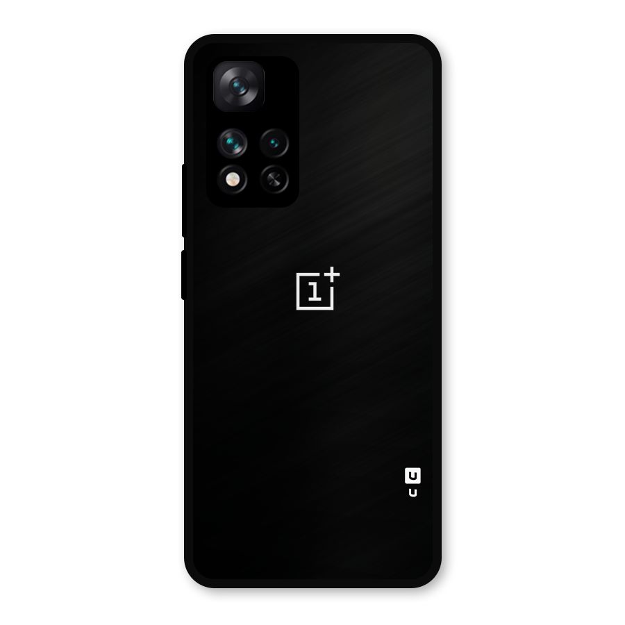 Jet Black OnePlus Special Metal Back Case for Xiaomi 11i Hypercharge 5G