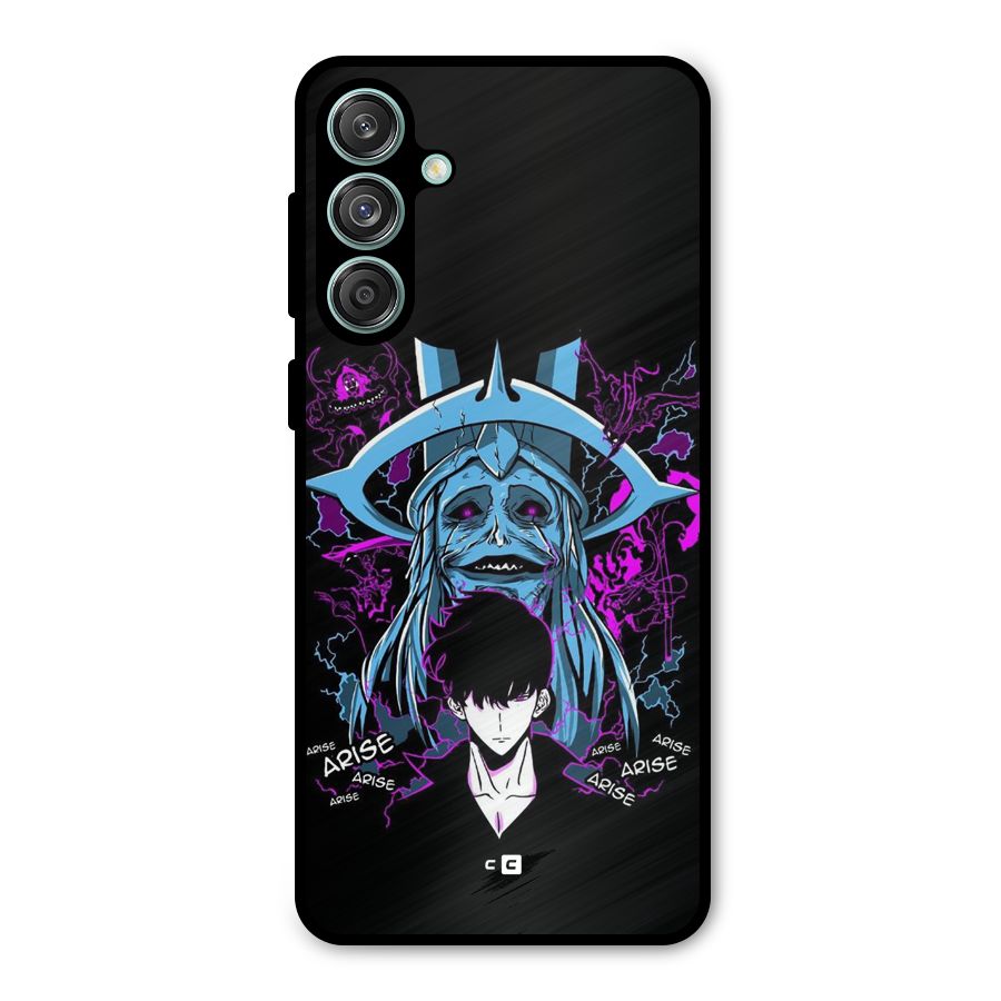 Jinwoo Arise Metal Back Case for Galaxy M55 5G