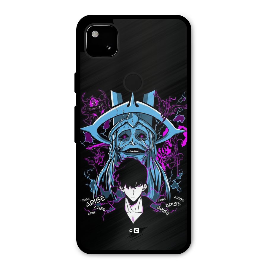 Jinwoo Arise Metal Back Case for Google Pixel 4a