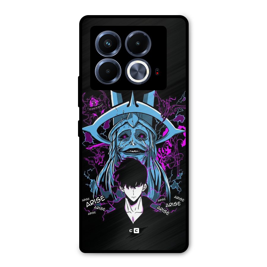 Jinwoo Arise Metal Back Case for Infinix Note 40 5G