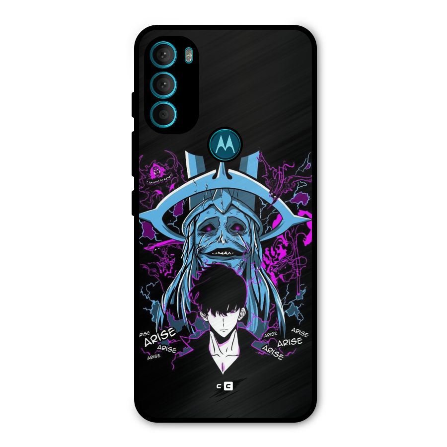 Jinwoo Arise Metal Back Case for Moto G71 5G