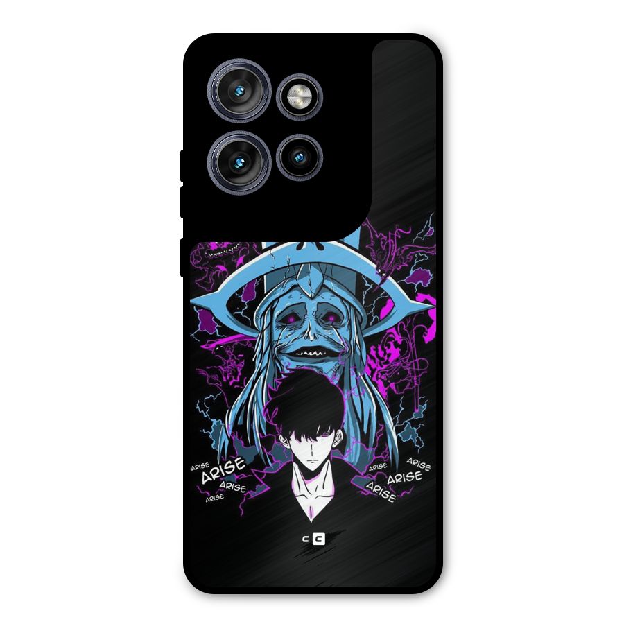 Jinwoo Arise Metal Back Case for Motorola Edge 50 Neo