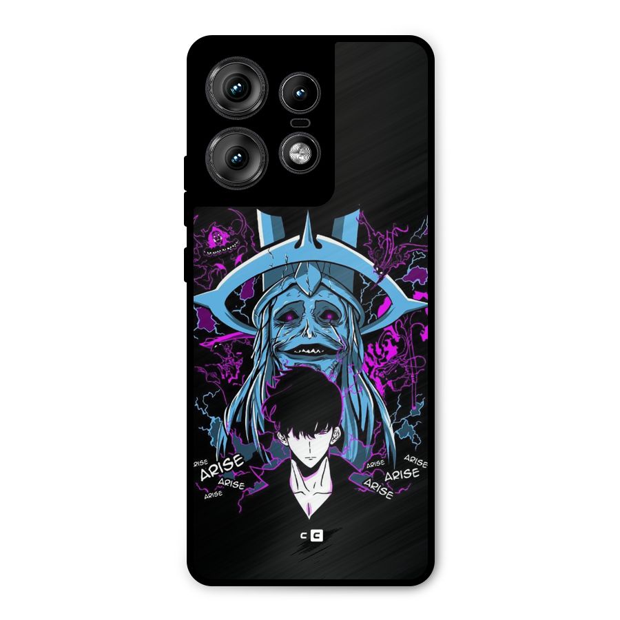 Jinwoo Arise Metal Back Case for Motorola Edge 50 Pro