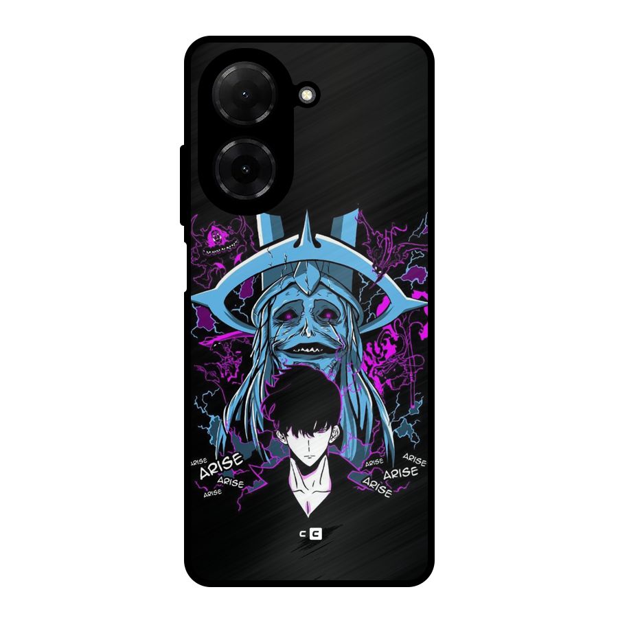 Jinwoo Arise Metal Back Case for Redmi A5 4G