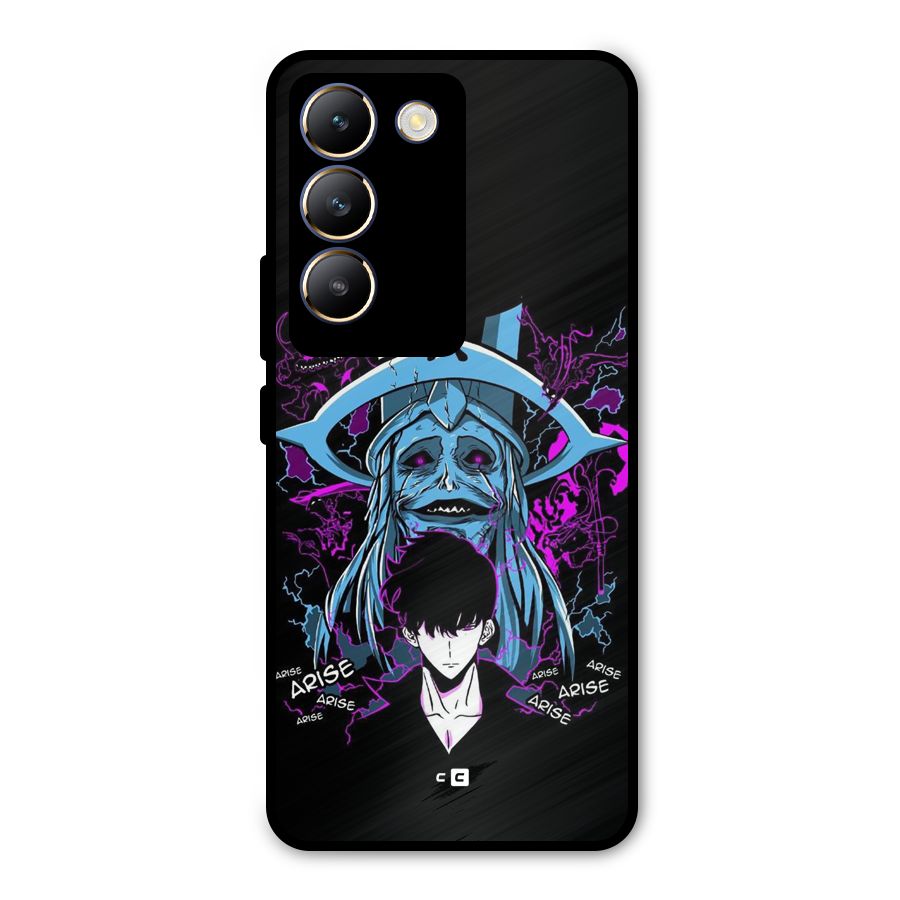 Jinwoo Arise Metal Back Case for Vivo T3 5G