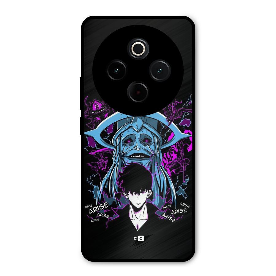 Jinwoo Arise Metal Back Case for Vivo T4