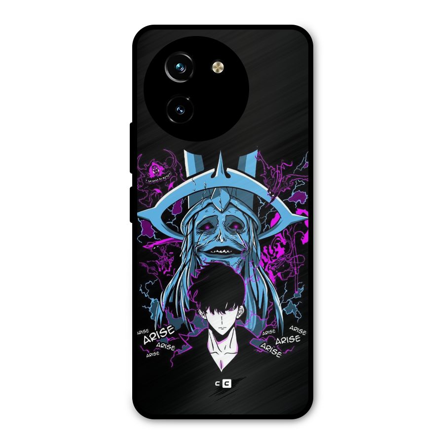 Jinwoo Arise Metal Back Case for Vivo Y200i
