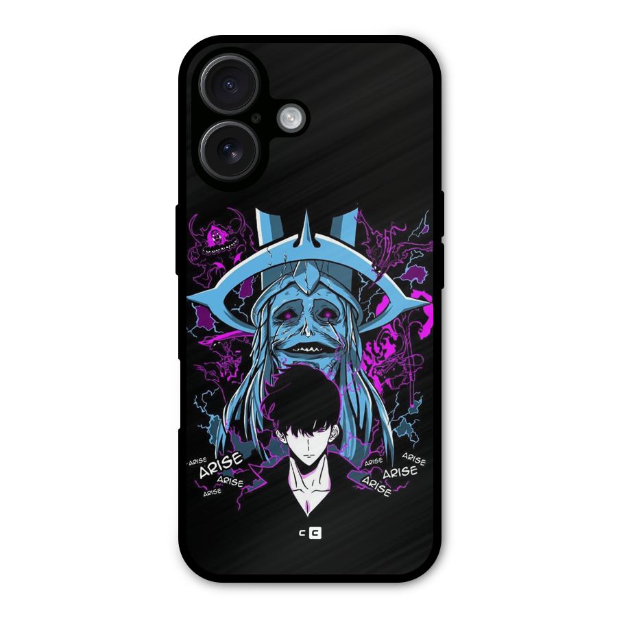 Jinwoo Arise Metal Back Case for iPhone 16