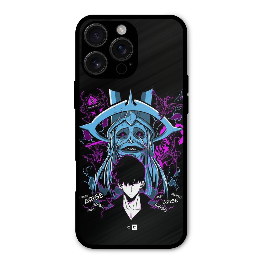 Jinwoo Arise Metal Back Case for iPhone 16 Pro Max