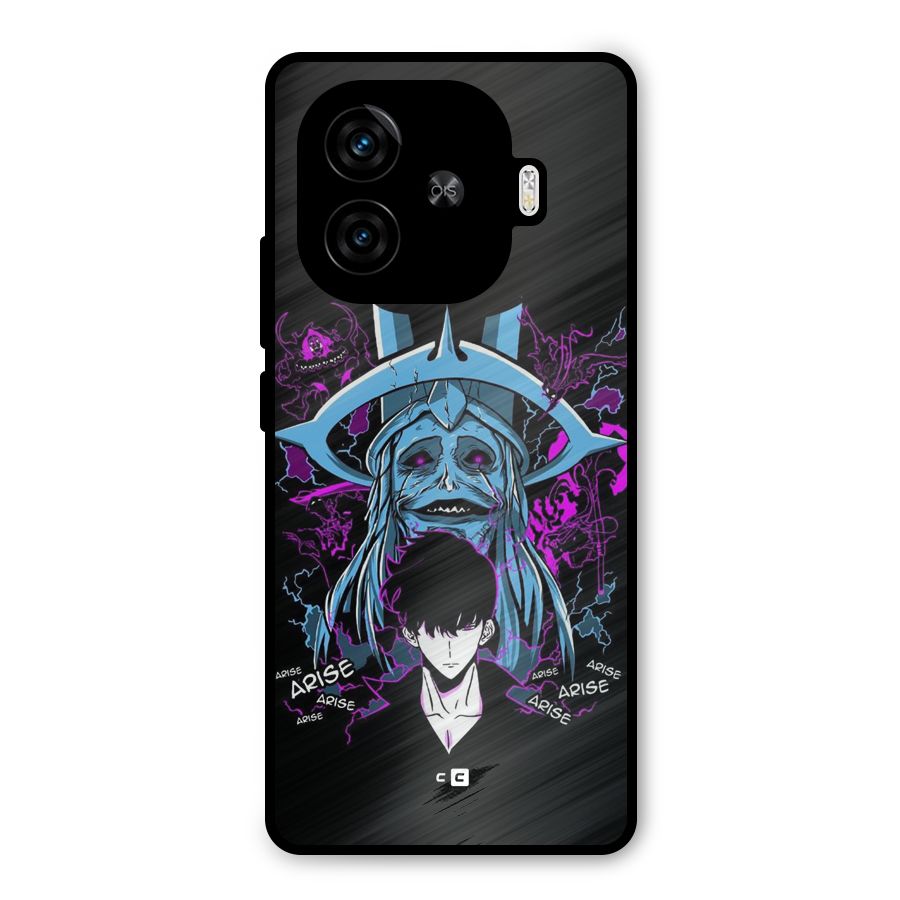 Jinwoo Arise Metal Back Case for iQOO Z9 Turbo