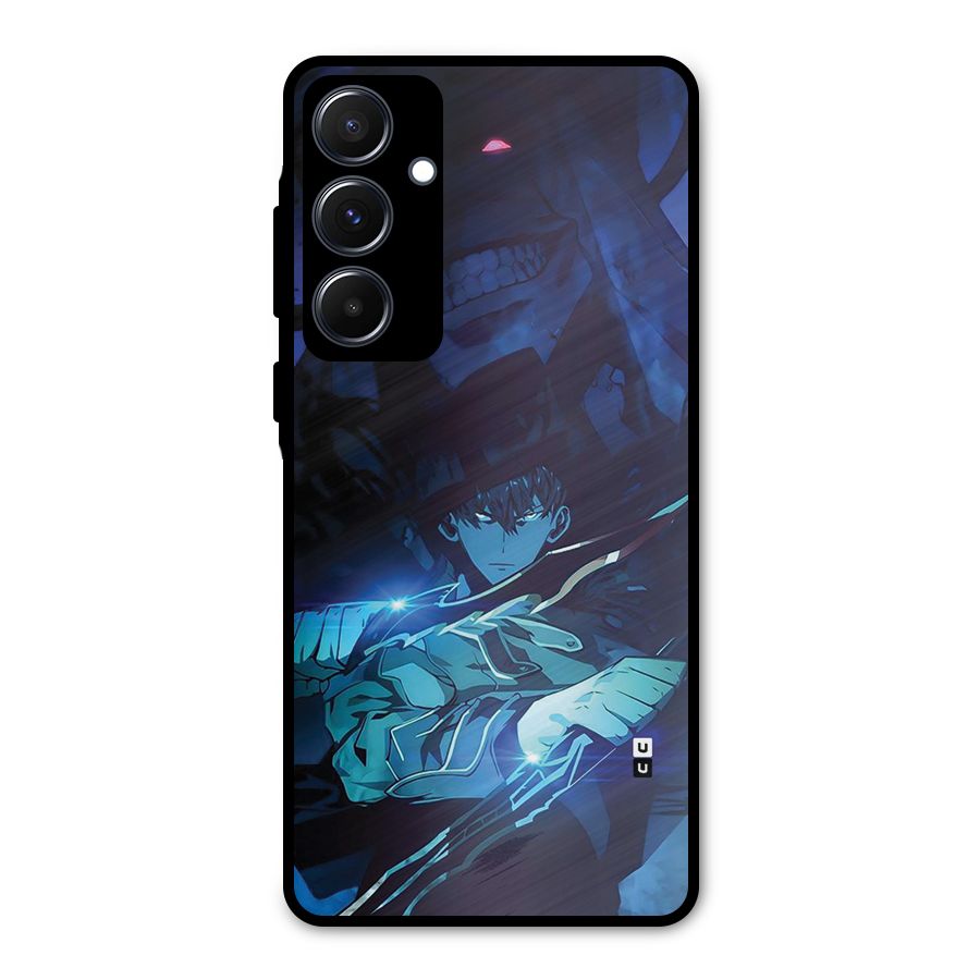 Jinwoo Fighting Mode Metal Back Case for Galaxy A55