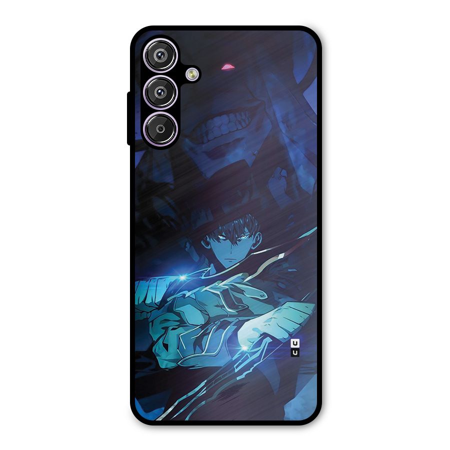 Jinwoo Fighting Mode Metal Back Case for Galaxy F15