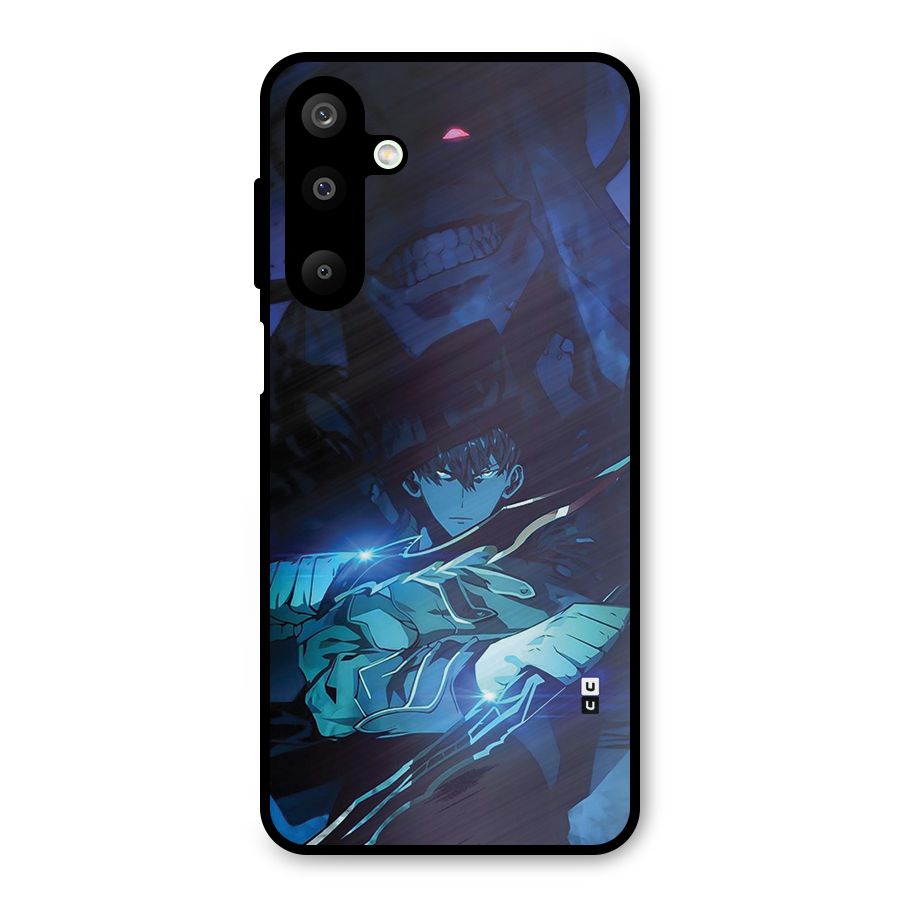 Jinwoo Fighting Mode Metal Back Case for Galaxy M16