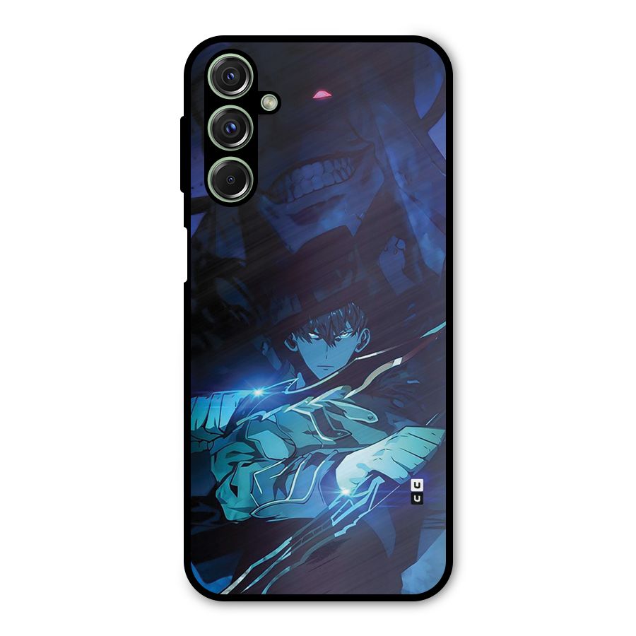 Jinwoo Fighting Mode Metal Back Case for Galaxy M34