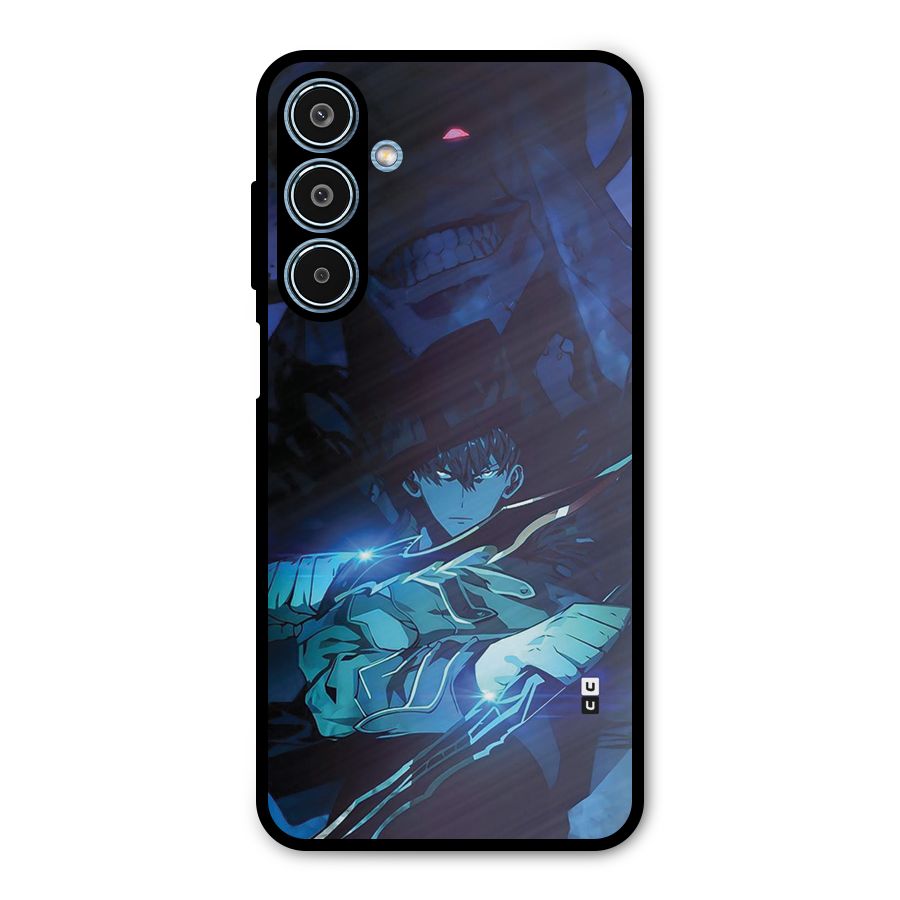 Jinwoo Fighting Mode Metal Back Case for Galaxy M35