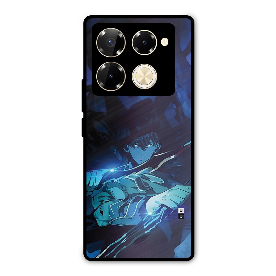 Jinwoo Fighting Mode Metal Back Case for Infinix Note 40 Pro Plus