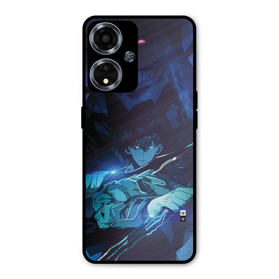 Jinwoo Fighting Mode Metal Back Case for Oppo A59