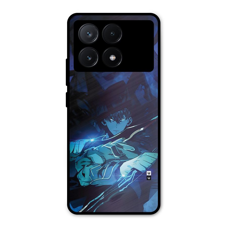 Jinwoo Fighting Mode Metal Back Case for Poco X6 Pro