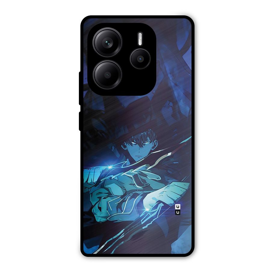 Jinwoo Fighting Mode Metal Back Case for Redmi Note 14 5G
