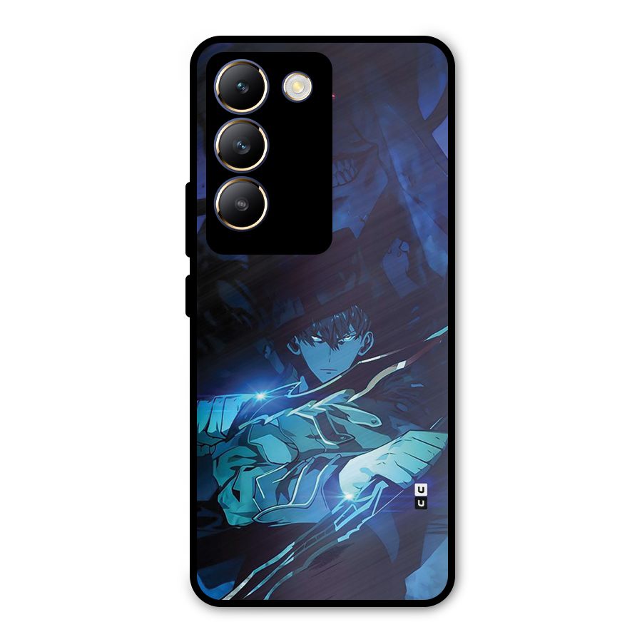 Jinwoo Fighting Mode Metal Back Case for Vivo T3 5G