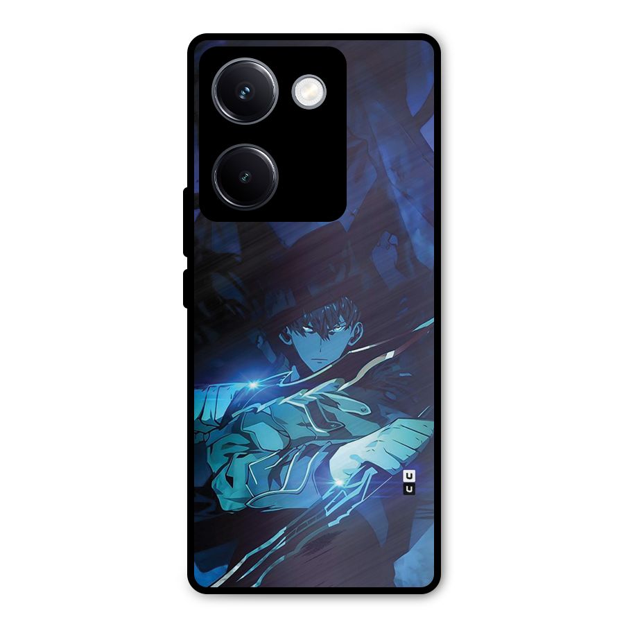 Jinwoo Fighting Mode Metal Back Case for Vivo Y300 Plus
