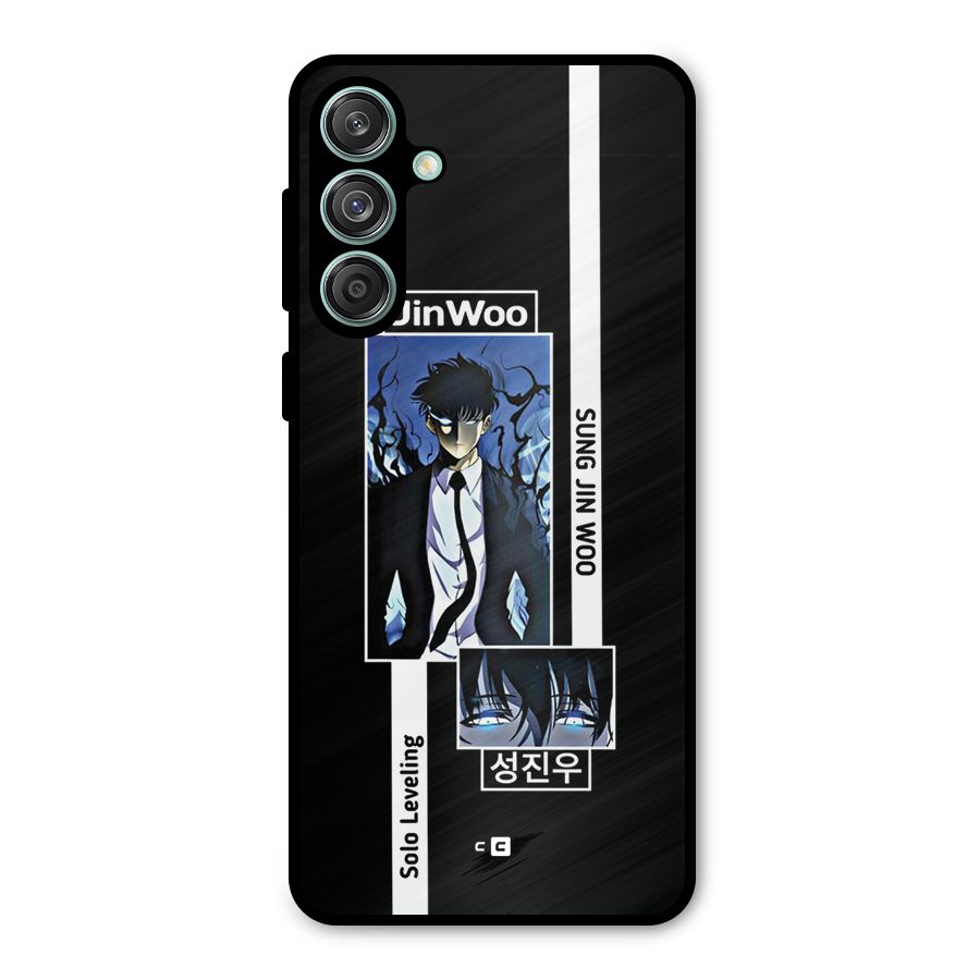 Jinwoo Sung In A Battle Form Metal Back Case for Galaxy M55 5G