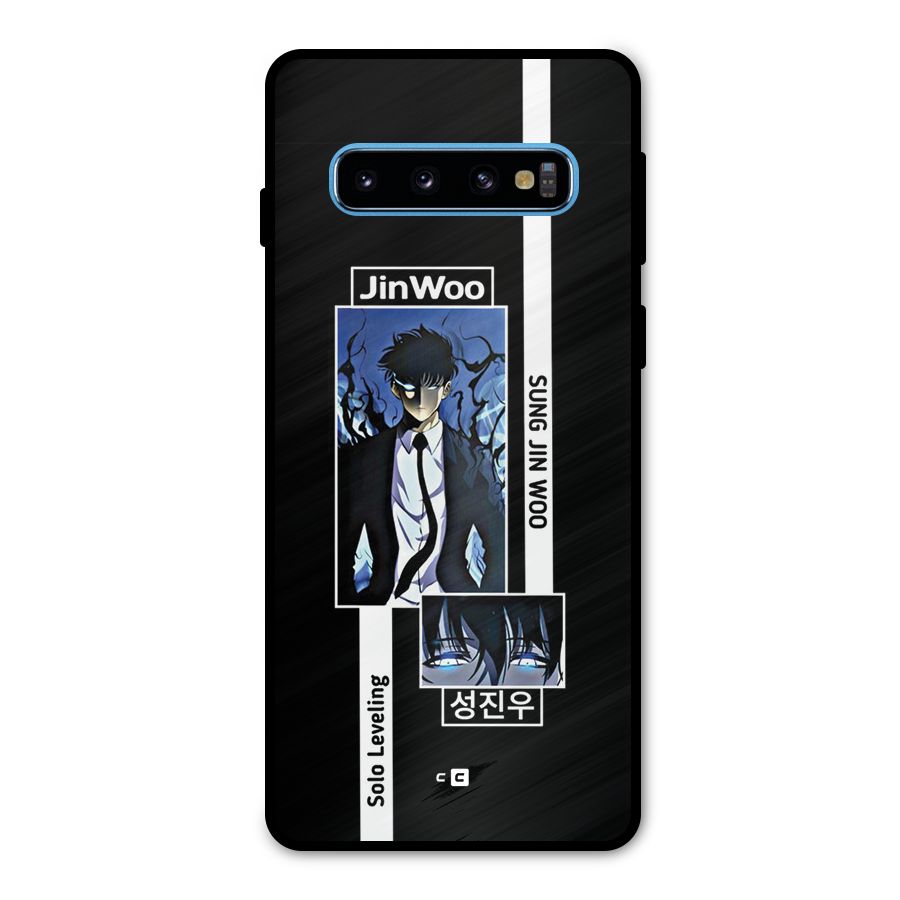 Jinwoo Sung In A Battle Form Metal Back Case for Galaxy S10