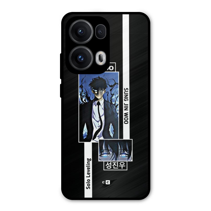 Jinwoo Sung In A Battle Form Metal Back Case for Oppo Reno13 Pro